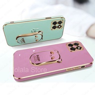 Soft Casing Honor X8b X8a X6 X8 With Fold Stereoscopic Cute Bear Panda Bracket Phone Case