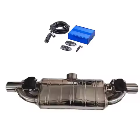 Universal 2"/2.36"/2.5"/2.75"/3'' T shape One in Two Electric Exhaust Muffler Dump Valve Exhaust Cut