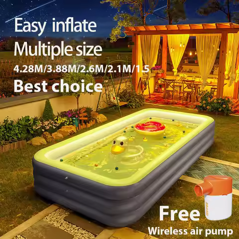 4.28M Swimming Pool for Adult Big Swimming Pools for Family Adult Biggest Inflatable Pool