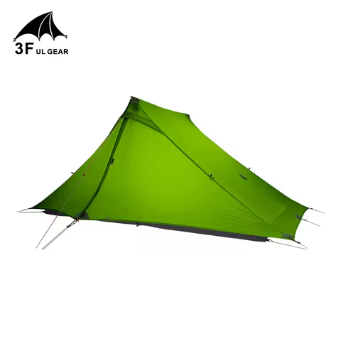 3F UL GEAR LanShan 2 pro 2 Person Outdoor Ultralight Camping Tent 3 Season Professional 20D Nylon Bo