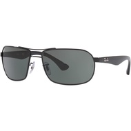 Ray-Ban Man Sunglasses Black Frame, Green Lenses, 62MM