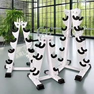 A-shaped dumbbell rack Dumbbell rack, stable dumbbell holder, weightlifting rack, multi-functional d