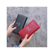 dompet wanita dompet perempuan 2020 gaya baru tiga kali lipat dompet panjang wanita klac fesyen wani