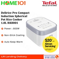 Tefal Delirice Pro Compact Induction Spherical Pot Rice Cooker 1.0L RK8001