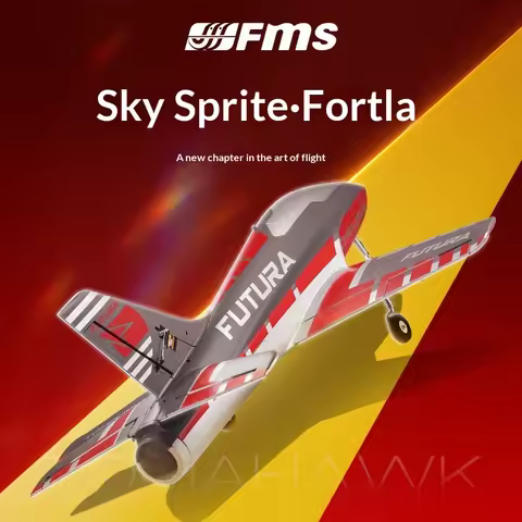 Shock Absorbing Landing Gear CNC Metal High Strength Kneeling Design For FMS Futura 64mm EDF Beginne