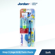 Jordan Toothbrush Step 3 (6-9 Years) - Twin