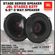 π Original JBL Stage3 637F 6-1/2" 3 Way Coaxial Car Speaker 45W RMS Power 135W Peak Power Car Audio
