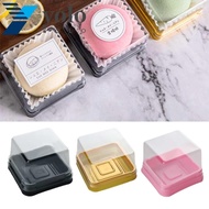 YOLO Mooncake Boxes Square Golden Moon Cake Wedding Gift Packing Box Egg-Yolk Puff Cupcake Container