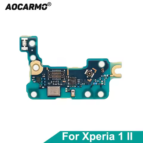 Aocarmo For Sony Xperia 1 II X1ii XQ-AT52 XQ-AT72 SO-51A MARK2 Bottom Microphone Platine Antenna Boa