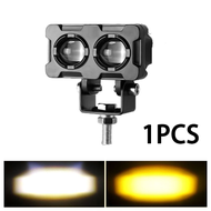 2Pcs Lampu Kabut LED Lampu Tembak Laser Original Led Foglamp SQL OWL 3 Mata 2 Warna 45W / 2 Mata Dua