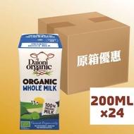 荷蘭 綠牛牛 Daioni 有機常温全脂牛奶 (200毫升)x 24包 [此日期前最佳: 2027-04-12]