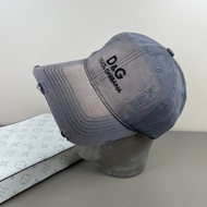 D & G666 Gray Ripped Fashion Baseball Cap