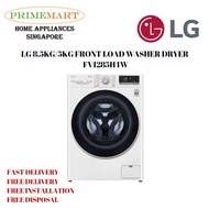 LG 8.5KG/5KG FRONT LOAD WASHER CUM DRYER  FV1285H4W - 2 YEARS LOCAL WARRANTY *FREE INSTALL AND DISPOSE*