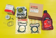 เสื้อสูบ+ชุดลูกสูบ+ปะเก็นเสื้อสูบ+ประเก็นฝาสูบ+น้ำมันเครื่อง10w-40 0.8ATแท้YAMAHA Grand Filano Hybri