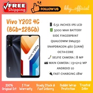 New Smartphone Original Vivo Y20S [ 8Gb Ram+128Gb Rom | 5000 mAh Battery | 18w Fast Charging | Side 