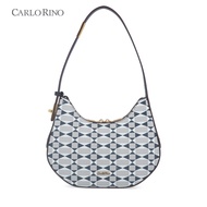 Carlo Rino Dark Blue Prism Shoulder Bag