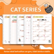 CAT SERIES - Loose leaf Planner A5 B5 Thick Refill Binder Cute Plain Dot Square LineNotes Paperbell 