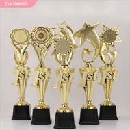 ZHOMKI89 Star Trophy Award, First Place  Plastic Award Cup, Creative Gold Reward Ceremony Large Winn