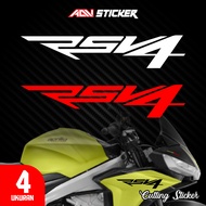 APRILIA RSV4 Logo Cutting Sticker | Premium Motorcycle Cutting Sticker | 4 sizes | 10 Colors 3