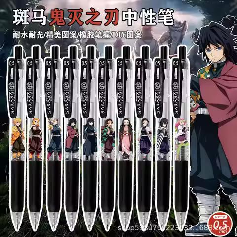 Demon Slayer Tanjiro Kamado Nezuko Agatsuma Zen'Itsu Gel Pen Creative High-Value Student Exam Brush