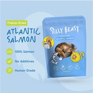 SILLY BEAST Atlantic Salmon - Premium Dog and Cat Snack - Salmon Pieces