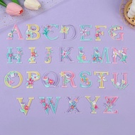 Bachelor Hat DIY26 Flower Letter Cloth Sticker Clothing Accessories Luggage Embroidery Sticker Self-