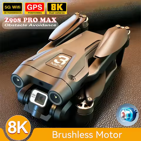 2024 New Z908Pro Pro Max Drone 8K Profesional HD Camera Brushless Obstacle Avoidance Aerial Optical 
