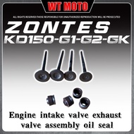 Big sale For ZONTES KD150/G1/G2/UZ2/U2/GK motorcycle engine four intake and exhaust valve assembly o