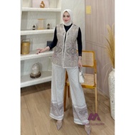New Collection Sonia Vest Pants Set By HMF luxury