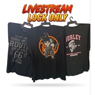 [Live]  T-shirt Bulat saiz besar XL-10XL
