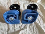 American Tourister Soundbox suitcase  luggage factory original pair of blue wheels 奔轮 F-61右 F61左one 