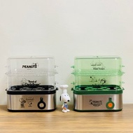PEANUTS x Homeplus 1.6L雙層迷你蒸籠配玻璃食物盒 (響聲提示)