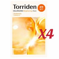【4片】TORRIDEN 維C美白保濕透肌面膜 【平行進口】8809784602187_4 EXP.2027.03.25