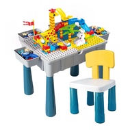 Children Multifunctional Building Block Bucket Building Block Table