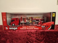 Burago Shell V-Power X Ferrari Passion Series 模型車
