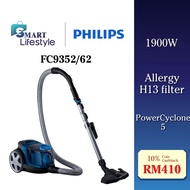 Philips 1900W PowerPro Compact Bagless vacuum cleaner FC9352/62
