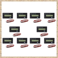 (THFX) 10X Battery Meter Battery Capacity Voltage Monitor, DC 12/24/36/48/60/72/84V Battery Capacity