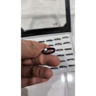 BLACK OVAL TITANIUM RING 3ML CC666