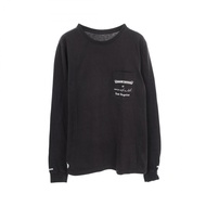 【二手】Chrome Hearts 長袖T卹，匕首圖案，背面印花，附口袋，黑色純棉，男款，二手 B