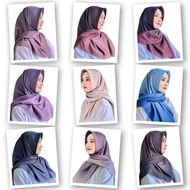 Tudung Bawal Gradient Hijab | Hijab SquareOMBRE | Exclusive Voile Gradient Hijab