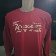Independence Day Long Sleeve T-Shirt 79 Years Indonesian Independence Day Long Sleeve T-Shirt/ 79 Ye