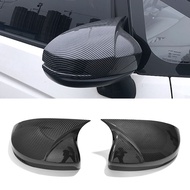 For HONDA JAZZ 2014-2019 carbon fiber pattern car side mirror cover,JAZZ SHUTTLE FIT GK5 GK6 rearview mirror beauty trim