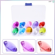 10Pcs Colorful Kids Gems Toy Acrylic Plastic Accessories Child-Safe Lightweight Gems for Jewelry Mak