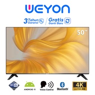 WEYON Smart TV 65 inch 55 inch 50 inch LED TV 65 inch 4K UHD LED Televisi TV android 50/55/65 inch m