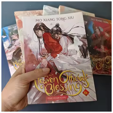 vol.1-8 is option Tian Guan Ci Fu manga books in English Novel heaven official's blessings Book Roma