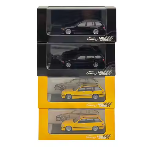 Mortal 1:64 for B2W E36 Touring Station Wagon Diecast Toys Car Models Hobby Collection Gifts Limited
