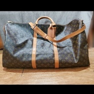 LOUIS VUITTON  LV Vintage Keep all 60 Monogram 行李袋 旅行袋 休士頓