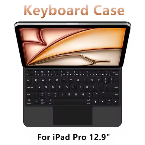 Magic Keyboard Folio For iPad Pro 12.9 Inch 6th 5th 4th 3rd 2018 2020 2021 2022 Air 13 M2 Tablet Sma