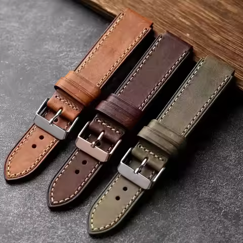 Compatible With Casio Small Square Ae1200 1300 F91W W218 F108 Embossed Genuine Leather Strap 18Mm Me