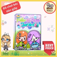 Toka world cloth books play dolls for girls 5 year old girls toys girls toys handmade books elsa toy